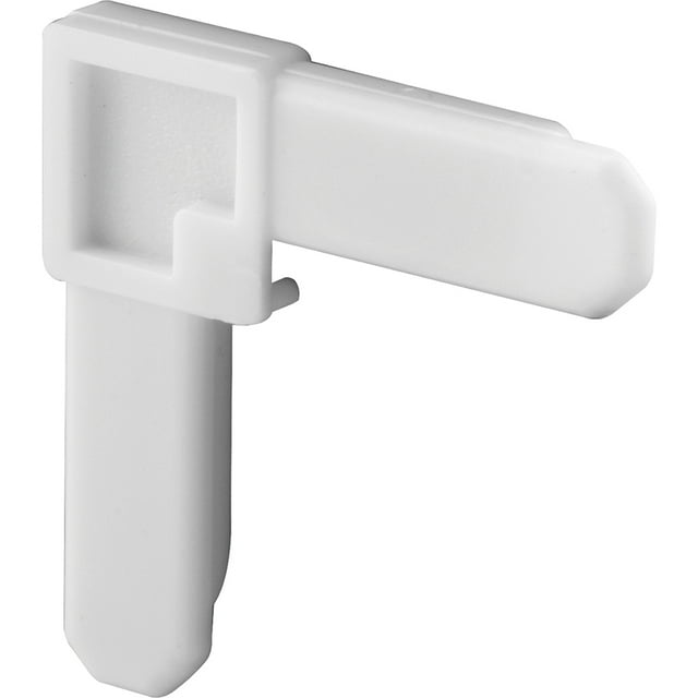 Screen Frame Corner, 5/16 in. x 3/4 in., White Plastic (50-pack)