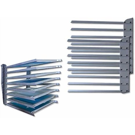 Screen Frame Holder Art Painting Drying Rack Storage 8 Layers Screen Printing Shop Rack Screen Drying$$Art & Craft