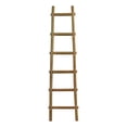 thumbnail image 1 of Screen Gems 6 Step 6 ft Blanket Rack Decorative Wooden Ladder Brown, 1 of 6