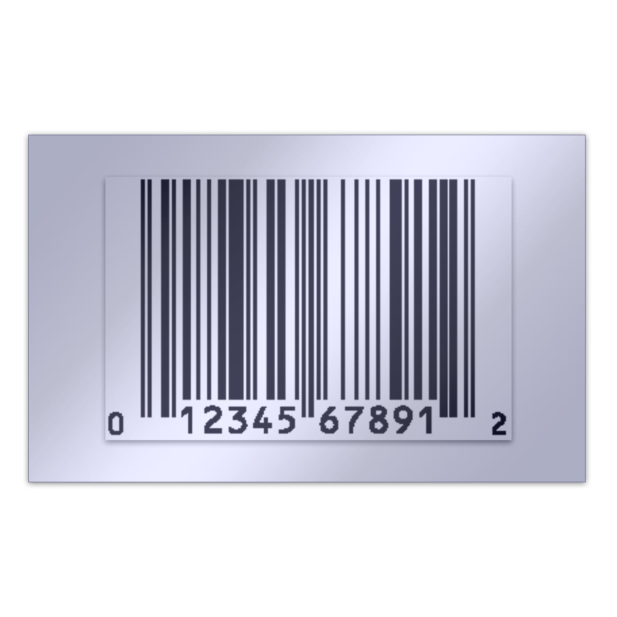 Clear Rectangular Plastic UPC Label Overlay, 2" x 1.25"