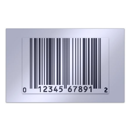 Screen Gems Plastic UPC Label Overlay, 2" Length x 1.25" Width | 250/Pack