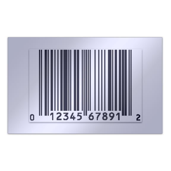 Screen Gems Plastic UPC Label Overlay, 2" Length x 1.25" Width | 250/Pack