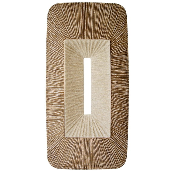Screen Gems Rectangular Double layer Ribbed Wall Plaque SGS4150-76F