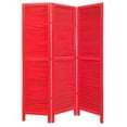 thumbnail image 1 of Screen Gems SG-237 RED 3 Panel Shutter Room Divider, 1 of 1