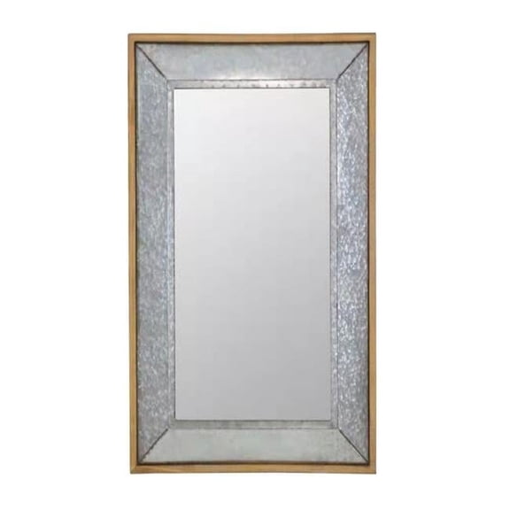 Screen Gems Marshall Leaning Wood/ Metal Mirror 84" x 43" SG21A009