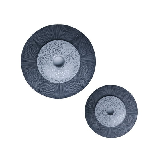 Screen Gems Sandstone fine polished wall decor double layer w/glass pieces, middle hole SGS-3670