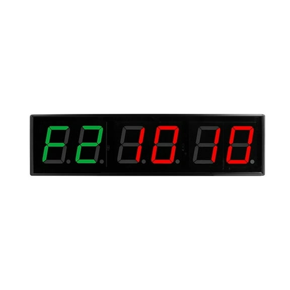 Screen Gym Timer 1.5 Inch Digits Count Down/Up Timer Boxing Cycle Interval Clock Stopwatch Fitness Training Easy To Use