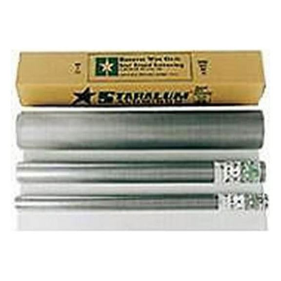 Replacement Screen, Aluminum, 42 in W, 100 ft L, 0.011 in Wire Dia, Bright