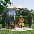 thumbnail image 1 of Screen House Camping Room Pop Up Gazebo 10'X10' Instand Canopy, 1 of 18