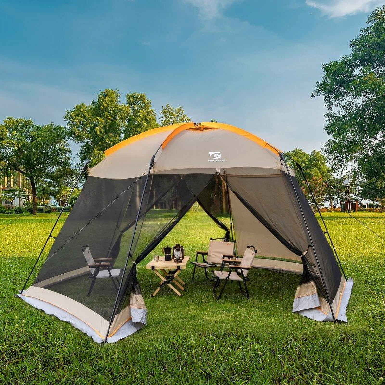 Screen House Mesh Mosquito Tent 15x13 ft UPF 50+ Canopy Shelter Shade Easy Setup & Waterproof with Sidewall