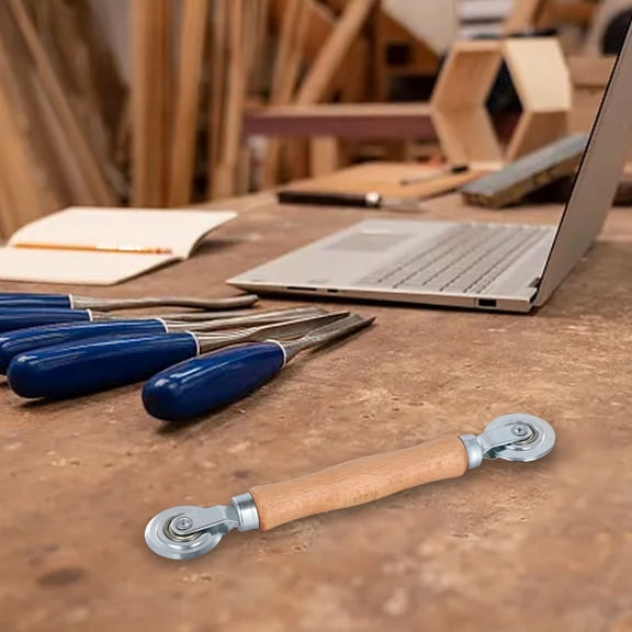 Screen Installation Tools Wooden/Plastic Handle For Household Screen Door Installation Hand Crank Roller Home Tools A Fangkenuo