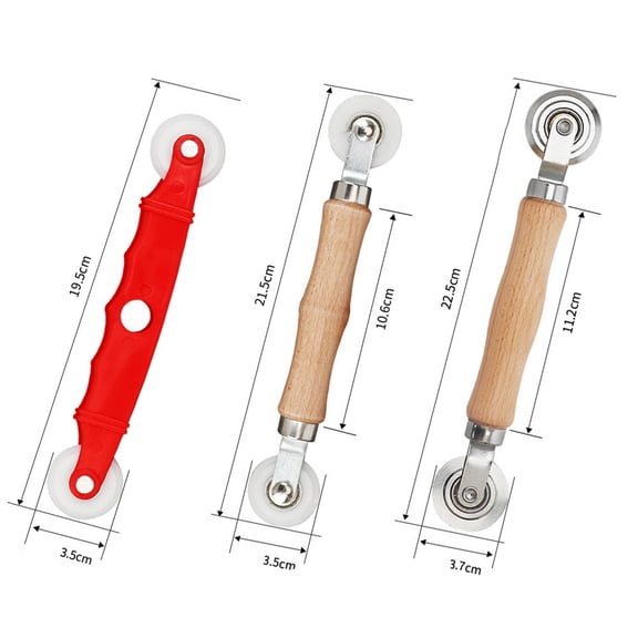 Screen Installation Tools Wooden/Plastic Handle For Household Screen Door Installation Hand Crank Roller Home Tools C Fangkenuo