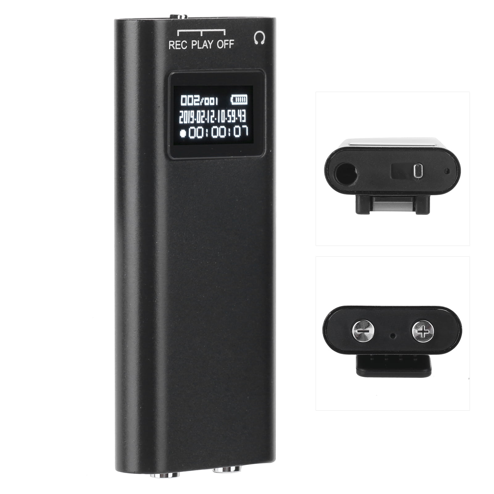 Screen MP3 Player, Large Storage Capacity Mini Audio Recorder, Noise