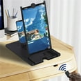 thumbnail image 1 of Screen Magnifier under $5! Cagogo Screen Magnifier HD Version, 12in Foldable Phone Screen Amplifier with Remote Control, Portable Projector Screen for Smartphones and Tablets, 1 of 8