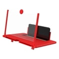 thumbnail image 1 of Screen Magnifier for Phones, 10.2 Inch 3D HD Foldable Mobile Phone Screen Amplifier and Projector for Movies Videos Gaming, Portable Cell Phone Stand with Anti-Glare Lens Red, 1 of 3