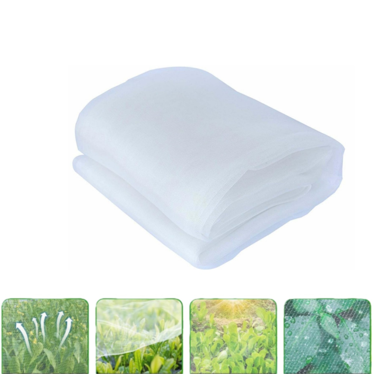 Screen Mesh Greenhouse Net,Plant Netting Pest Barrier for Garden Protection,Flowers Fruits Protection Mesh for Greenhouse,Home,2pcs