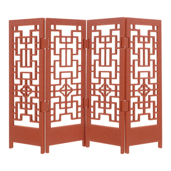 Chinese Style Screen Model Dollhouse Furniture Decoration Miniature Accessories for Doll Houses and Collectors