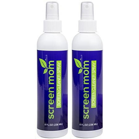 Screen Mom Screen Cleaner Kit 8oz (2-Pack) for LED & LCD TV, Computer Monitor, Electronics, Phone, Laptop Cleaning,