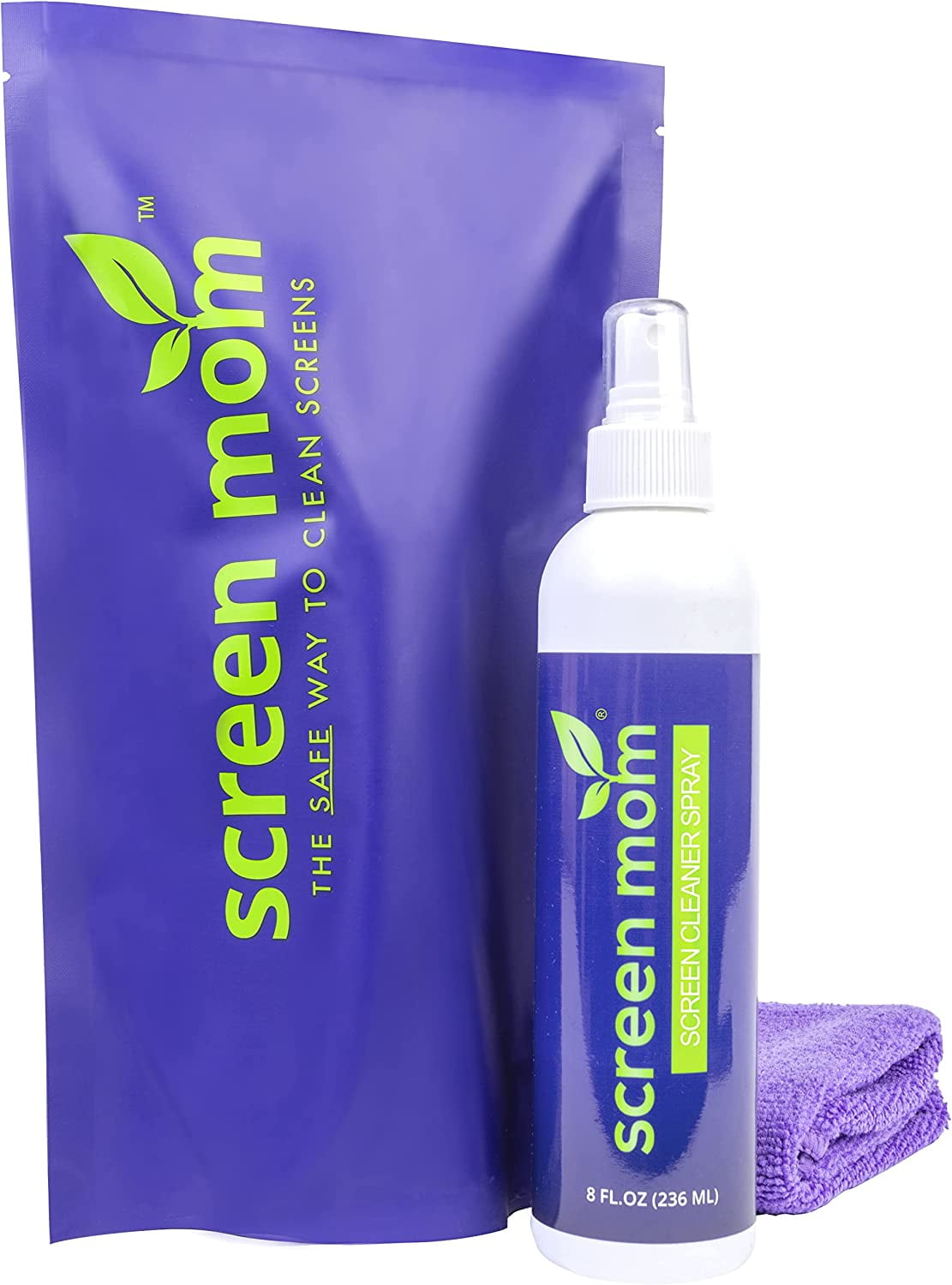 Screen Cleaner Spray and Wipe, 17oz Screen Cleaning Kit for iPhone, Ipad,  TV, Monitor, Laptop, Computer, MacBook, Kulloomii 500ml Large Bottle