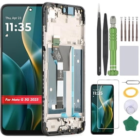 Screen for Motorola Moto G 5G 2025 XT2513 LCD Display Replacement for Moto G 5G 2025 XT2513-1 XT2513-2 XT2513V Incell Touch Screen Digitizer Assembly (With Frame)