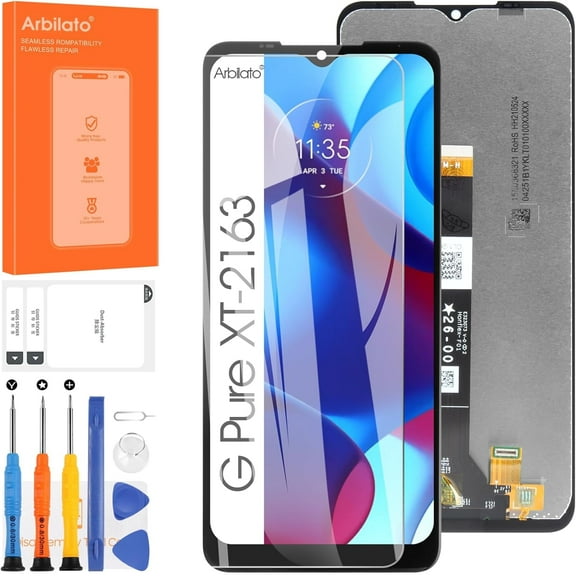 Screen for Motorola Moto G Pure Screen Replacement for Moto XT2163 LCD Screen XT-2163-4,XT2163-4,XT2163DL Touch Display Digitizer Assembly Repair Parts