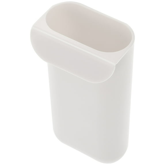 Homoyoyo Grey PP Pen Holder with Adhesive for Desktop Organizers and Under Monitor Storage