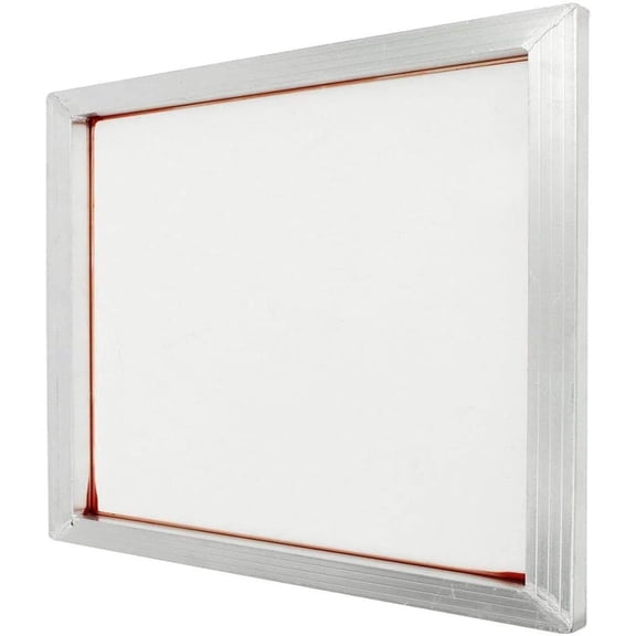 Screen Print Direct Aluminum Frame Screen Printing Frame 20" x 24" 155 Count White Mesh - 6 Pack - Various Mesh Counts - Pre-Stretched Silk Screen for Your Screen Printing Kit