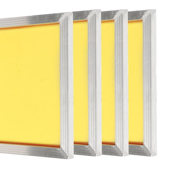 Screen Print Direct Aluminum Frame Screen Printing Frame 20" x 24" 230 Count Yellow Mesh - 4 Pack- Various Mesh Counts - Pre-Stretched Silk Screen for Your Screen Printing Kit