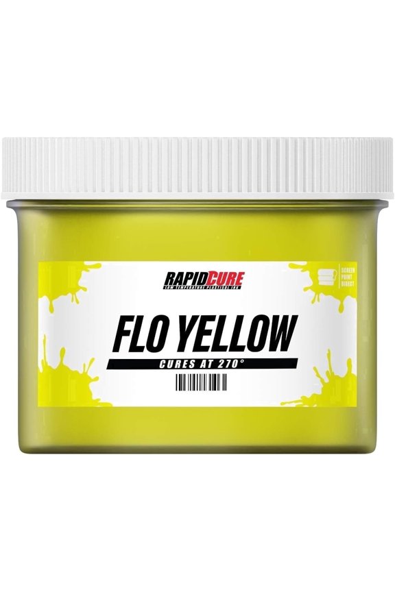 Rapid Cure Yellow Screen Printing Plastisol Ink 3.5 Gallon - 448 oz.