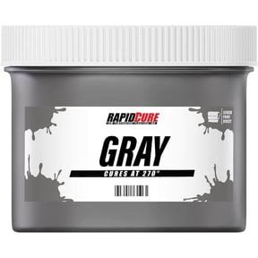 Rapid Cure Gray Screen Printing Plastisol Ink 3.5 Gallon - 448 oz.