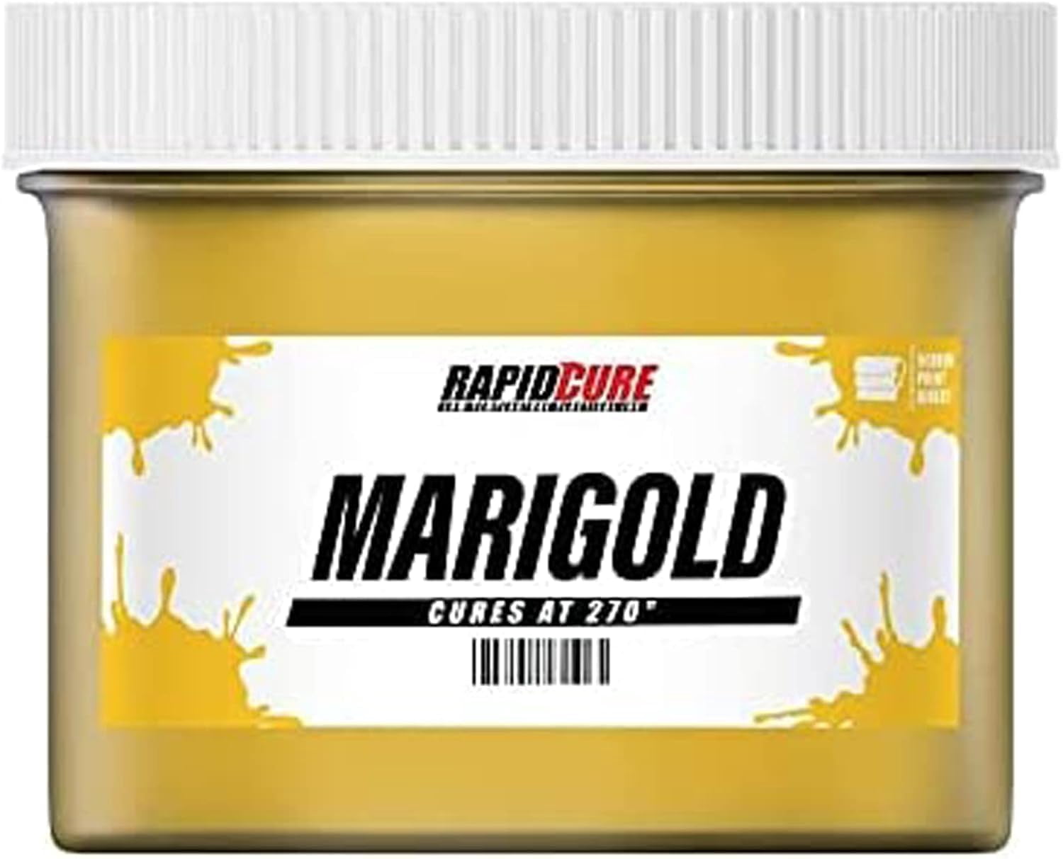 Screen Print Direct Rapid Cure® Screen Printing Ink Marigold (3.5 Gallon - 448oz.) - Plastisol Ink for Screen Printing, Fast Curing Fabric Paint, USA Made