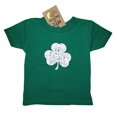 thumbnail image 1 of Screen Printed Distressed Shamrock Baby T-Shirt 6m 12m 18m 24m Irish Green Tee 24m, 1 of 2