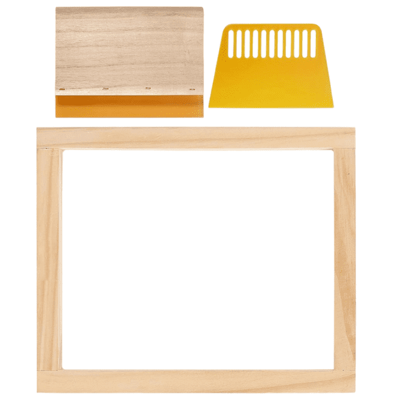 Screen Printing Kit Silk Screen Printing Frames With Screen Printing Squeegees