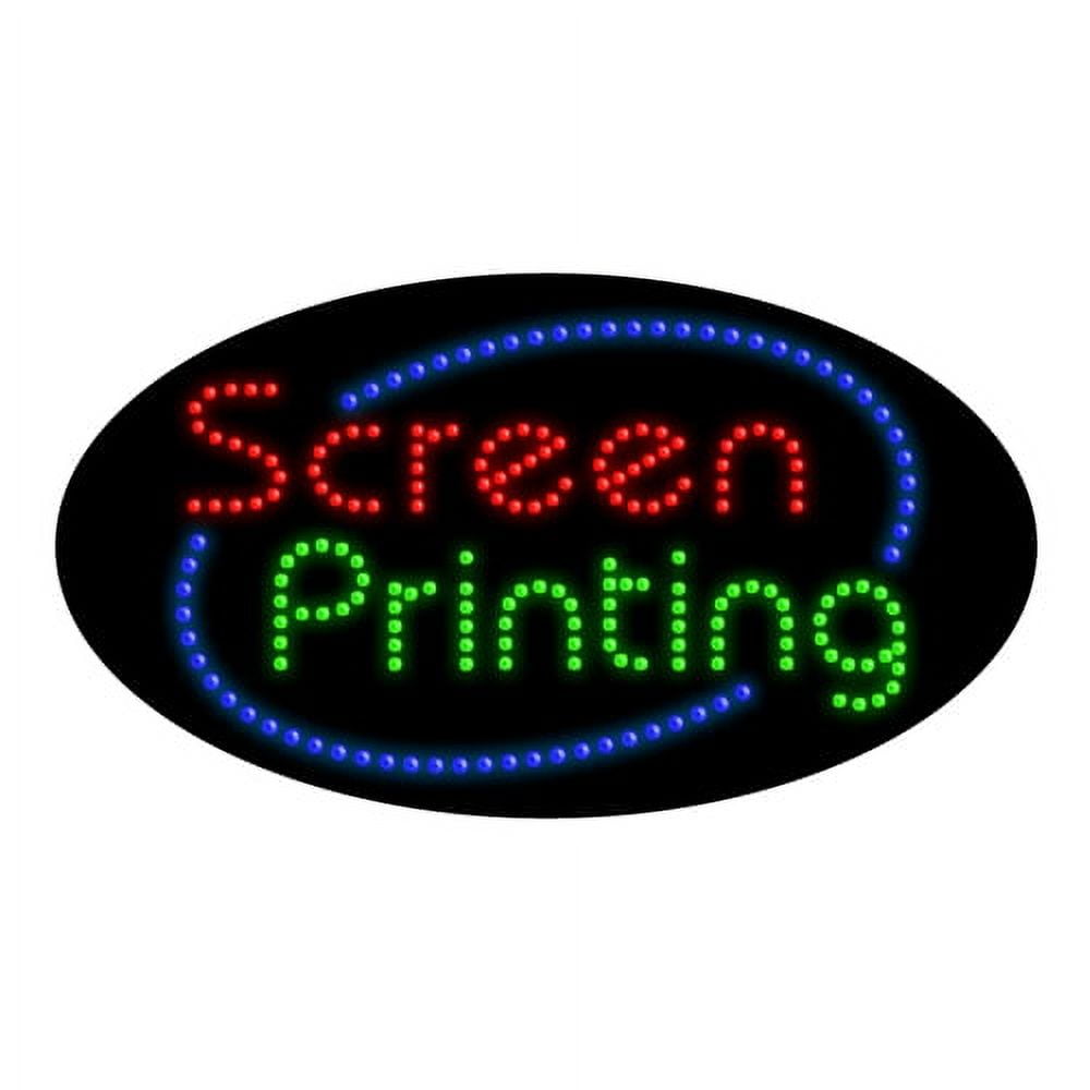 Screen Printing-LED Dots Sign Made in USA - Walmart.com