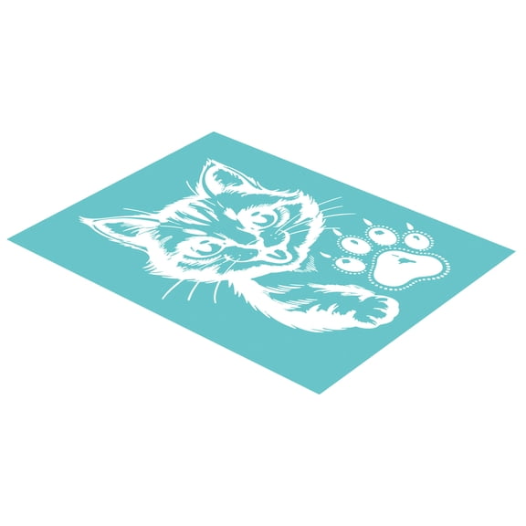 Screen Printing Template Polyester Stencil For Shirt Bag Clothing Wall Art