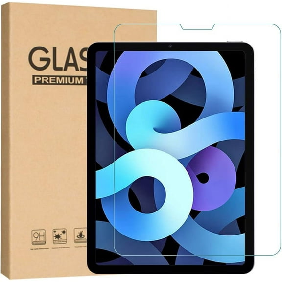 Screen Protector 10.9-Inch for iPad Air 5 2022 iPad Air 4 2020 & iPad Pro 11 2022 (All Models) Tempered Glass Screen Protector Face ID Apple Pencil Compatible