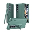 thumbnail image 1 of Screen Protector Case Compatible for Samsung Galaxy Z Fold 3 5G with Stylus Pen, Hinge Protection Shockproof Drop Protective Bumper Case with Build in Screen Protector,Green, 1 of 7