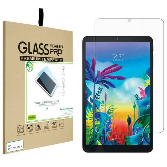 Screen Protector Compatible with LG G Pad 5 10.1 (2020) HD Clear Transparent Premium Screen Protector Tempered Glass 2.5D Edge Curved Case Friendly Tablet For LG G Pad 5 / 10.1 inch (2020)