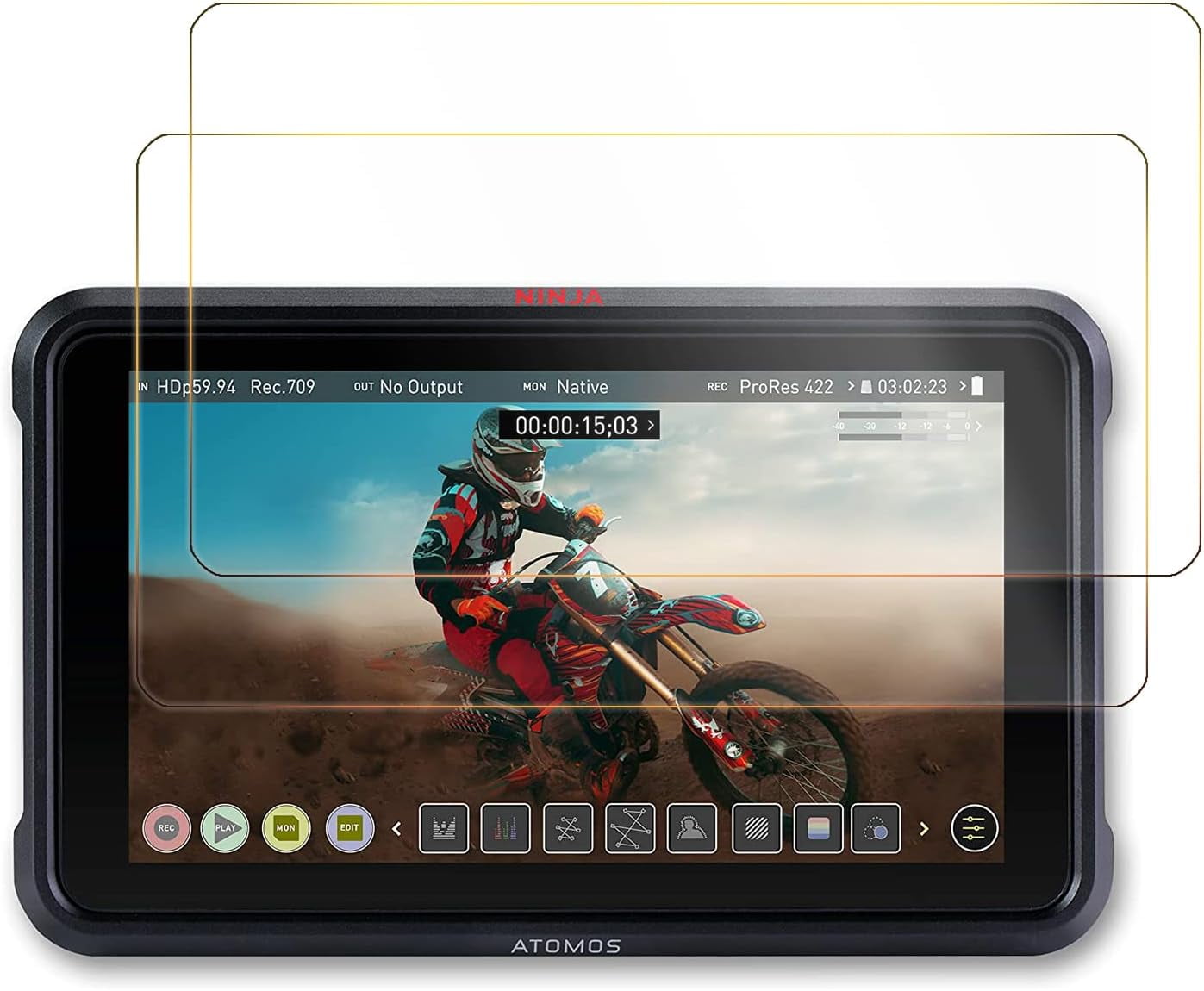 Screen Protector Compatible With Atomos Ninja V/Shinobi 5 Inch 4K Hdmi Recording Monitor