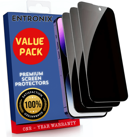 Screen Protector Designed for Apple iPhone 15 Pro Privacy Screen Protector 9H Hardness,Bubble Free with Easy Install, Glass Protector For iPhone 15 Pro,2 PACK