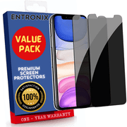 Screen Protector Designed for Apple iPhone X Privacy Screen Protector 9H Hardness,Bubble Free with Easy Install, Glass Protector For iPhone X,2 PACK