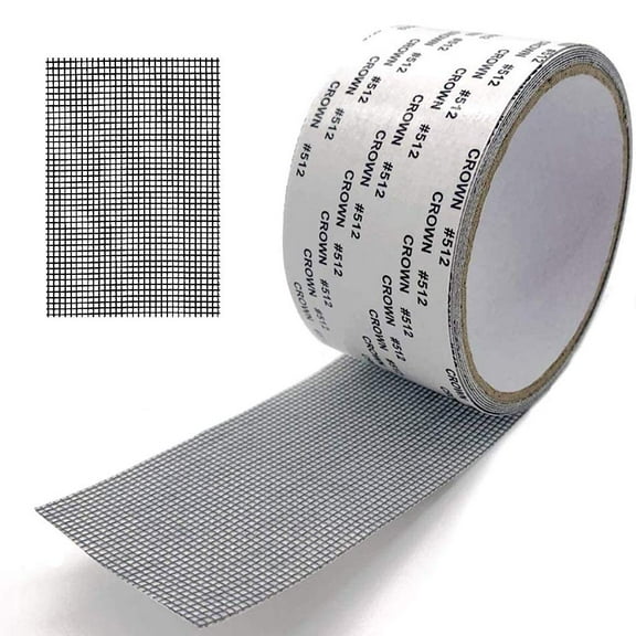 Screen Protector, Fiberglass Mesh with Self-Adhesive Design for Easy to Use Repairs, Generous Size Accommodates Multiple Screen Surfaces