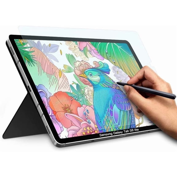 Screen Protector for Galaxy Tab S6 Lite, Like Paper Screen Protector for Samsung Galaxy Tab S6 Lite 10.4 Inch (2024/2022/2020), Anti Glare, Compatible with S Pen