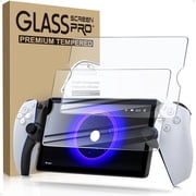 Upgraded Screen Protector for PS Portal - 2 Pack PS Portal Portable Tempered Glass Screen Protector Accessories (Real Machine Mold Making)(Military Grade Shatterproof)