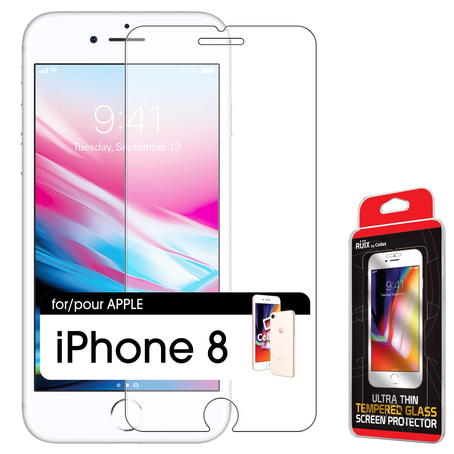 Screen Protector, Premium Tempered Glass Screen Protector for Apple