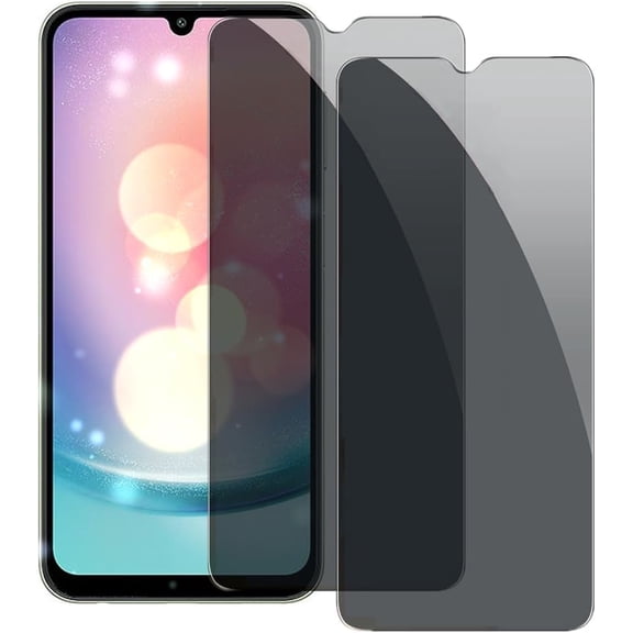 for Screen Protector for Samsung Galaxy A24 4G LTE (SAM-245/DS), 2-Pack Anti-spy Anti-peeping Scratch Resistant Tempered Glass for Samsung Galaxy A24 4G