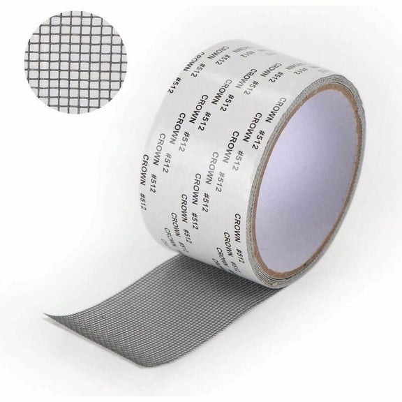 Screen Protector Tape, Premium Material Durable Fiberglass Mesh, Double-Sided Adhesive for Seamless Screen Repairs, Breathable and Corrosion Resistant for All-Around Protection