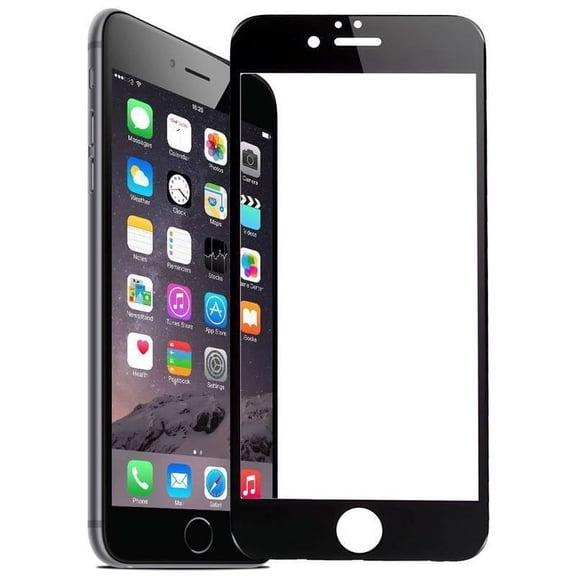 Screen Protector Tempered Glass for iPhone SE (2020)/SE (2022) - 4D Touch Curved Edge Full Cover Bubble Free Case Friendly 9H Hardness