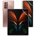thumbnail image 1 of Screen Protector Wrap for Galaxy Z Fold 2, Nakedcellphone [Hydrogel Soft Film] Clear Transparent Display Scratch Guard [Front/Back/Inside] for Samsung Galaxy Z Fold 2 5G (SM-F916), 1 of 7