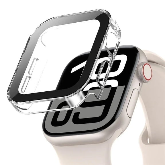Screen Protector for Apple Watch11/10 Case 46mm 42mm Tempered Glass Cover iWatch ultra3/2 49mm Pc case